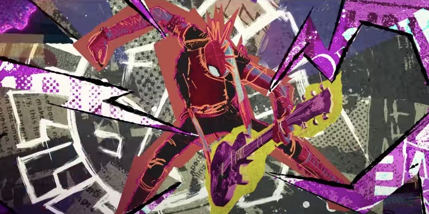 Spider-Punk dans le film d'animation Spider-Man: Across the Spider-Verse.