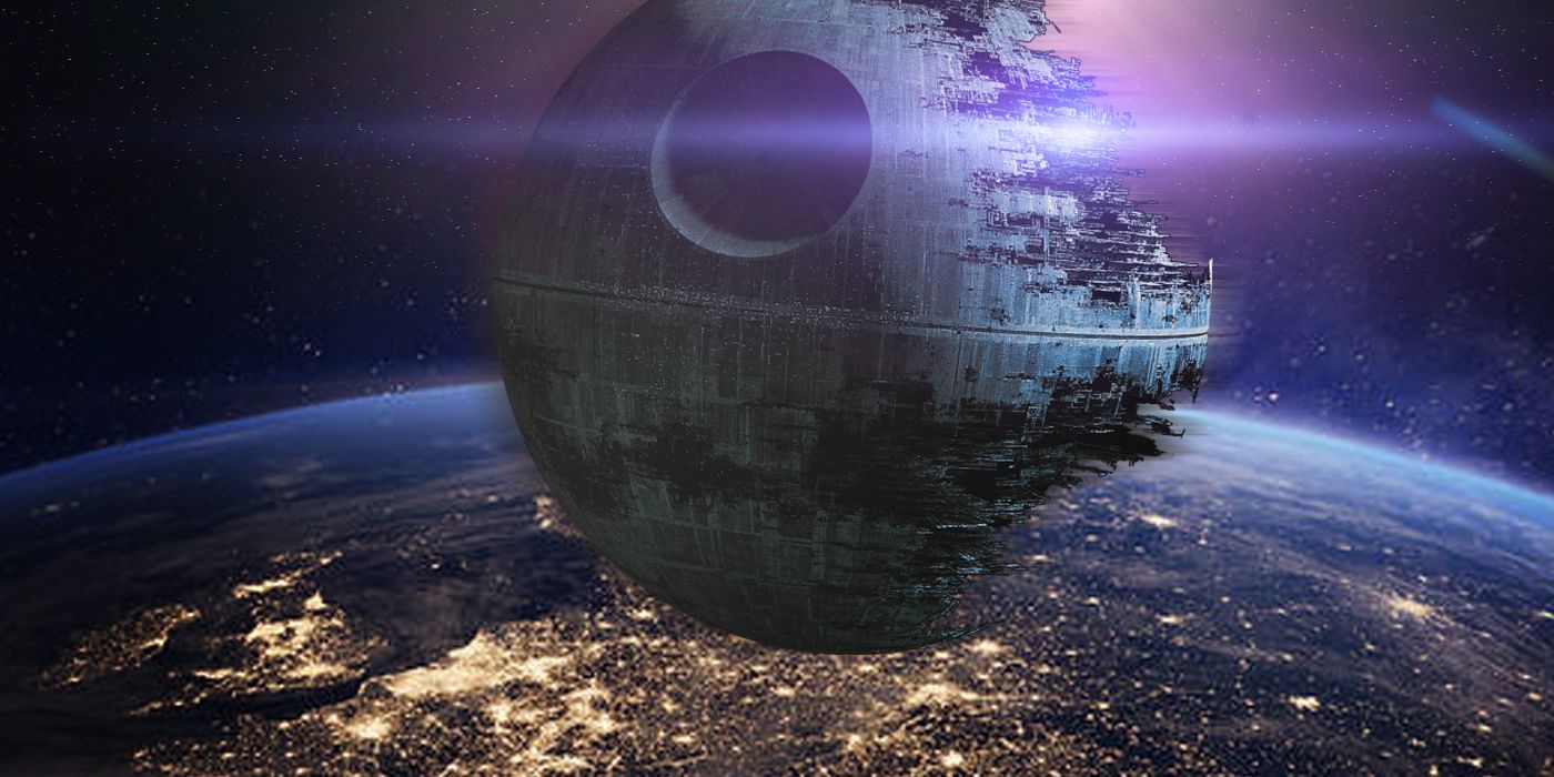 L'Étoile de la Mort dans Star Wars.