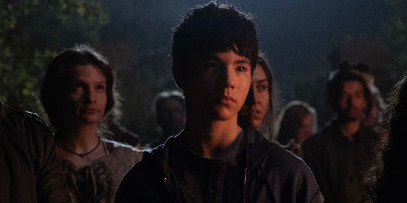 Hershel (Logan Kim) dans l'épisode "The Walking Dead : Dead City" "The Bird Always Knows" (L'oiseau sait toujours).