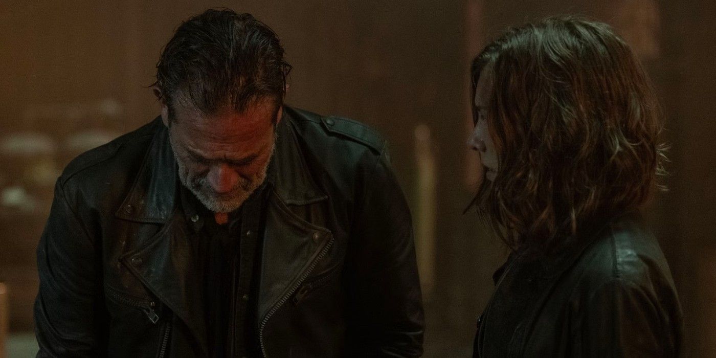 Negan (Jeffrey Dean Morgan) et Maggie (Lauren Cohan) de nouveau face à face.