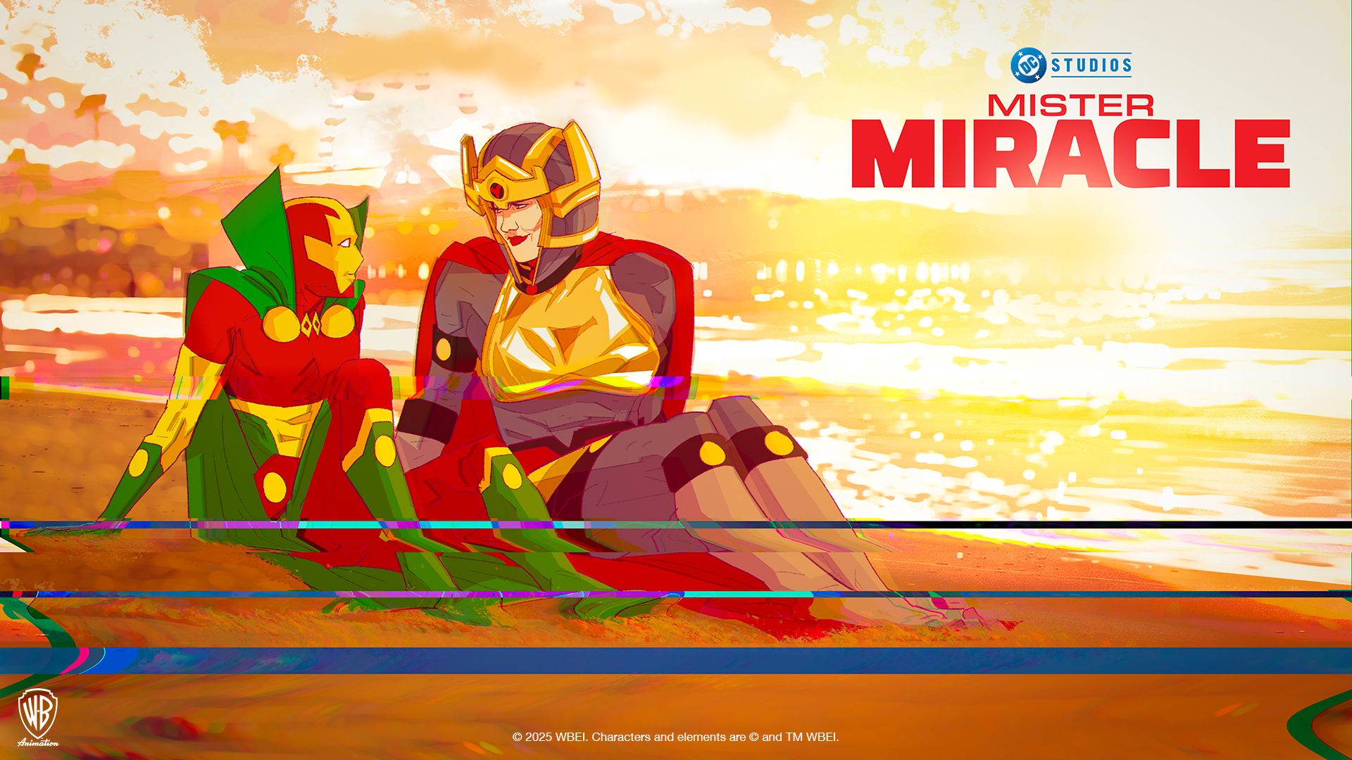La série animée Mister Miracle de DC Studios.
