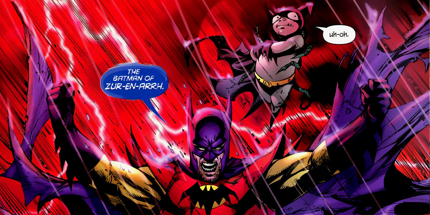 Zur En Arrh et Bat-Mite apparaissent dans les comics Batman.