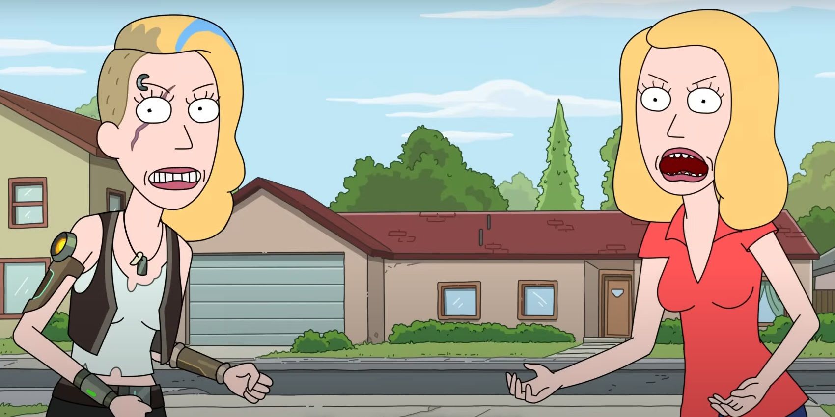 Beth et Space Beth sont furieuses.