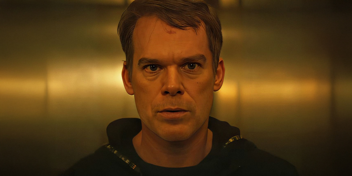Michael C. Hall est Dexter Morgan dans la Call Me Red, l'épisode 4 de la saison 3 de Dexter: Resurrection.