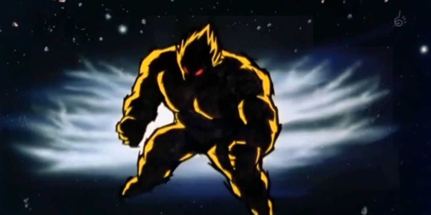 Dragon Ball Z : Yamoshi en tant que grand singe doré.