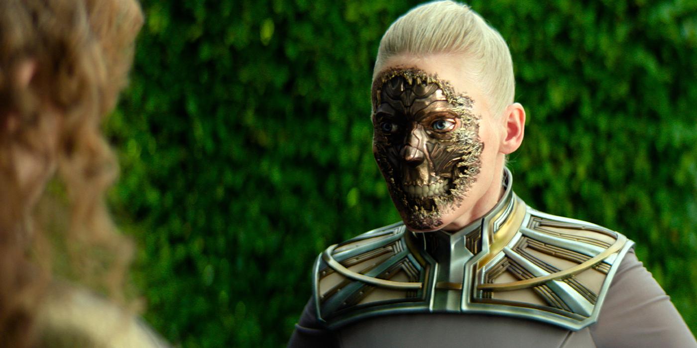 Demerzel défigurée dans l'épisode 4 de la saison 3 de Foundation.