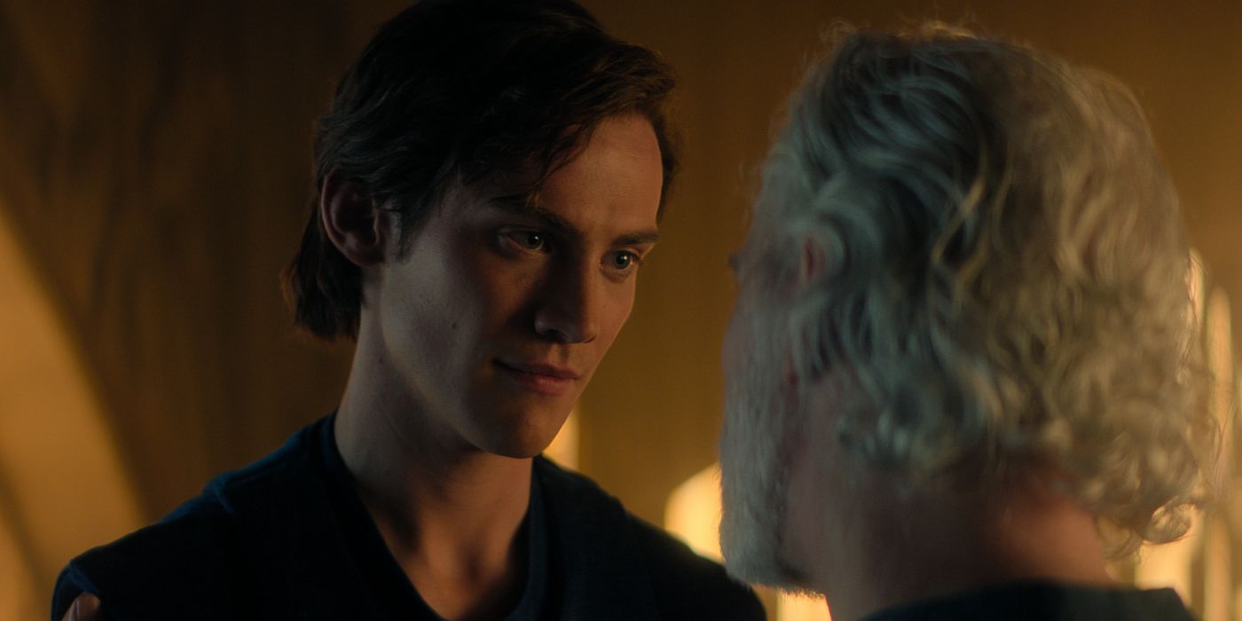 Le frère au Matin parle au frère au Soir dans Foundation Saison 3 Episode 2