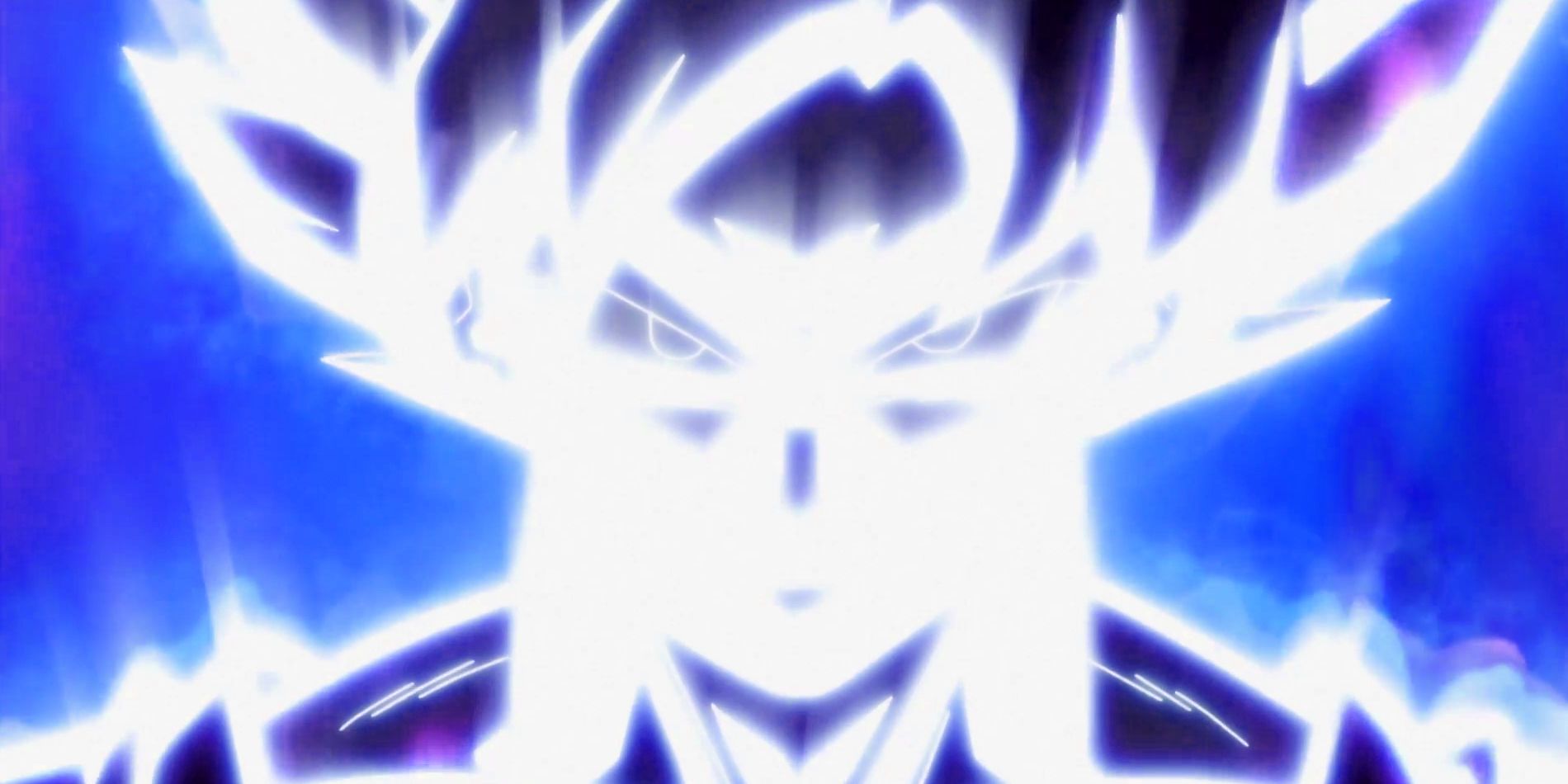 L'incroyable énergie qui se dégage de Goku en Ultra Instinct dans Dragon Ball Super.