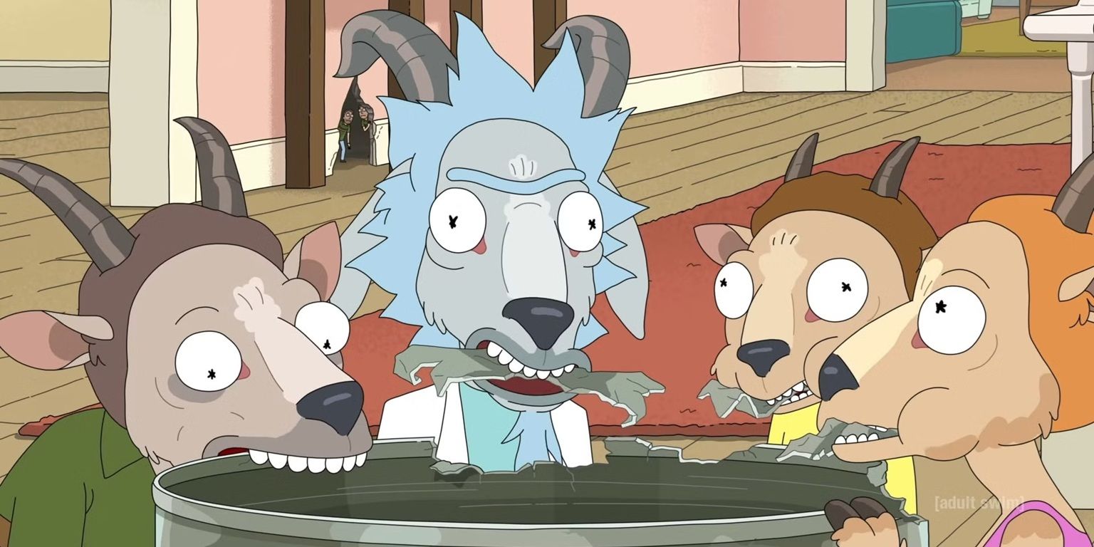 Jerry découvre une dimension peuplée de version bouc d'eux-mêmes.