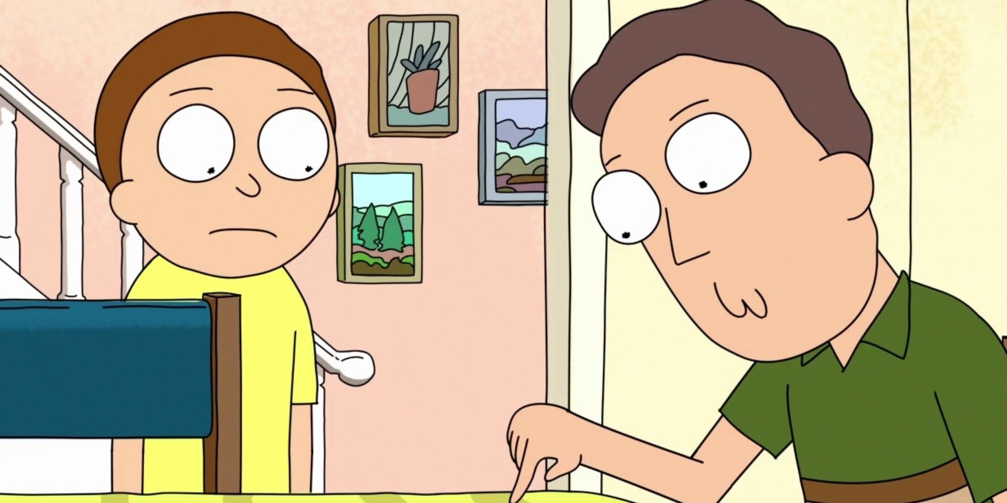 Jerry et Morty, dans la saison 8 de Rick et Morty.