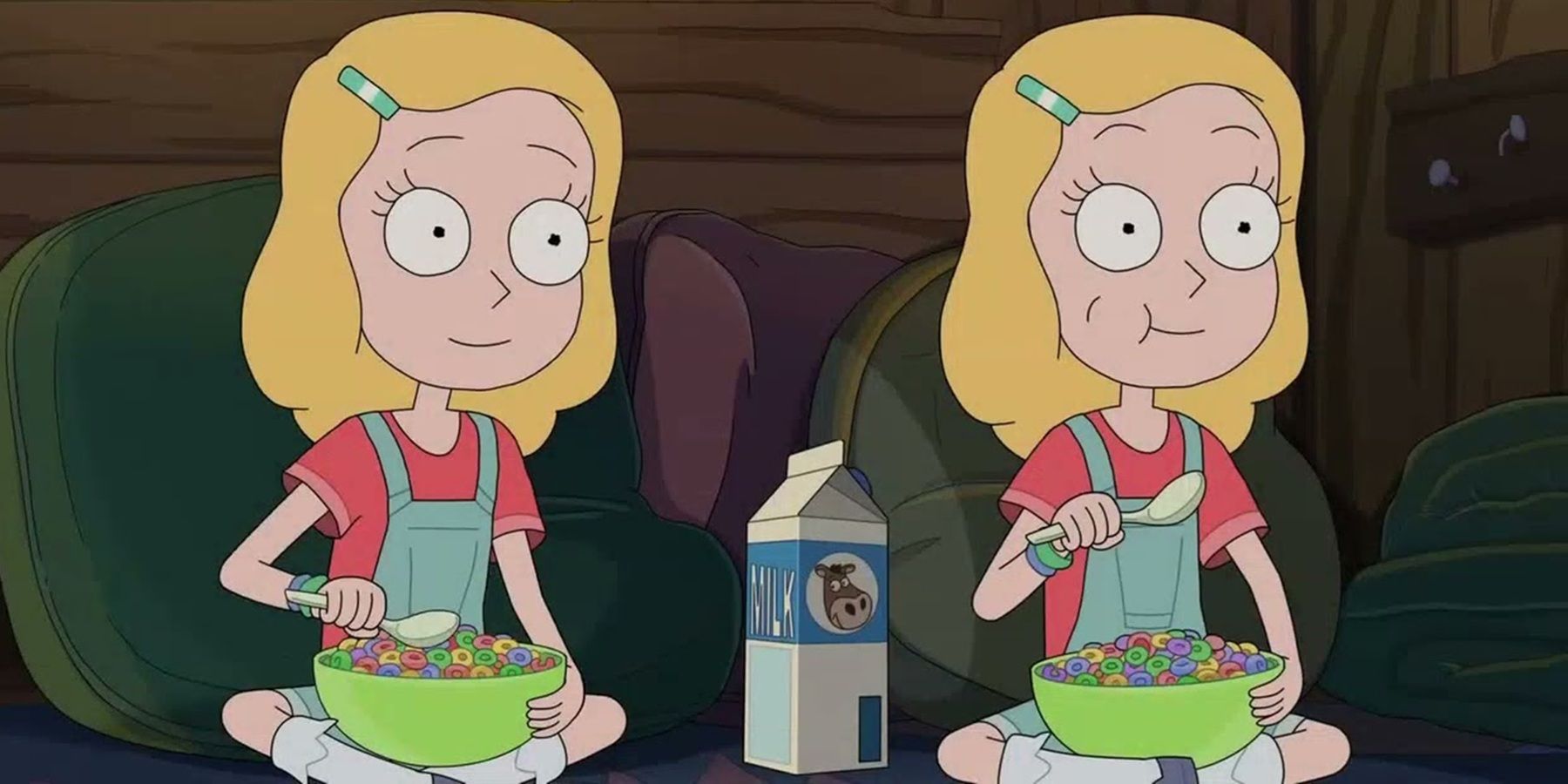 Beth et Space beth sont de nouveau de jeunes enfants.