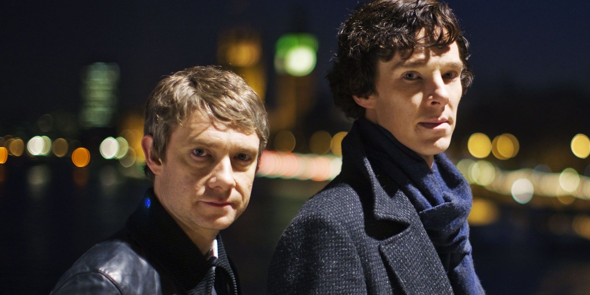 Martin Freeman et Benedict Cumberbatch dans la série Sherlock.