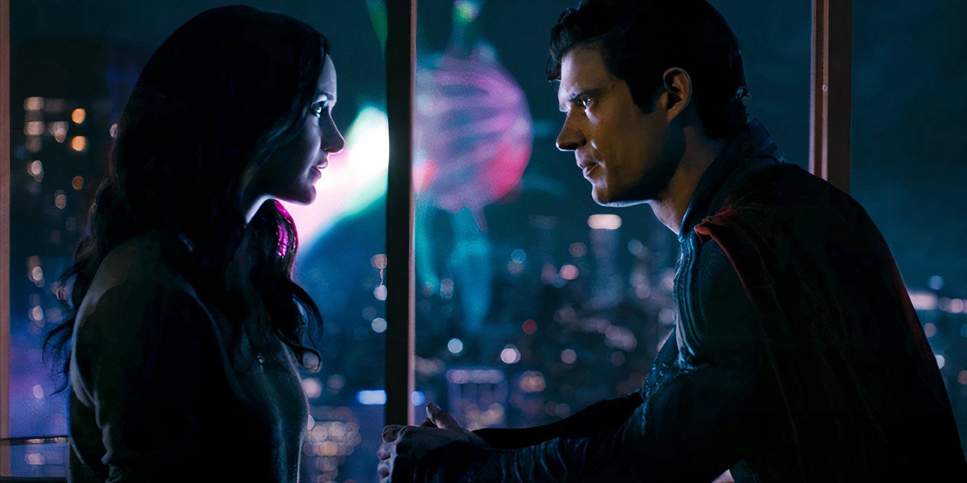 Lois Lane (Rachel Brosnahan) et Clark Kent (David Corenswet) dans Superman.