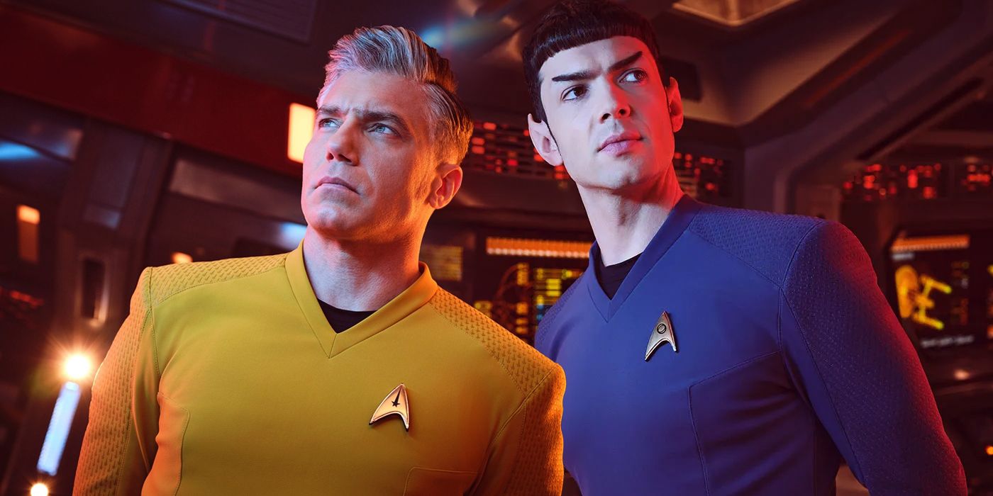Captain Pike et Spoke dans Star Trek: Strange New Worlds.