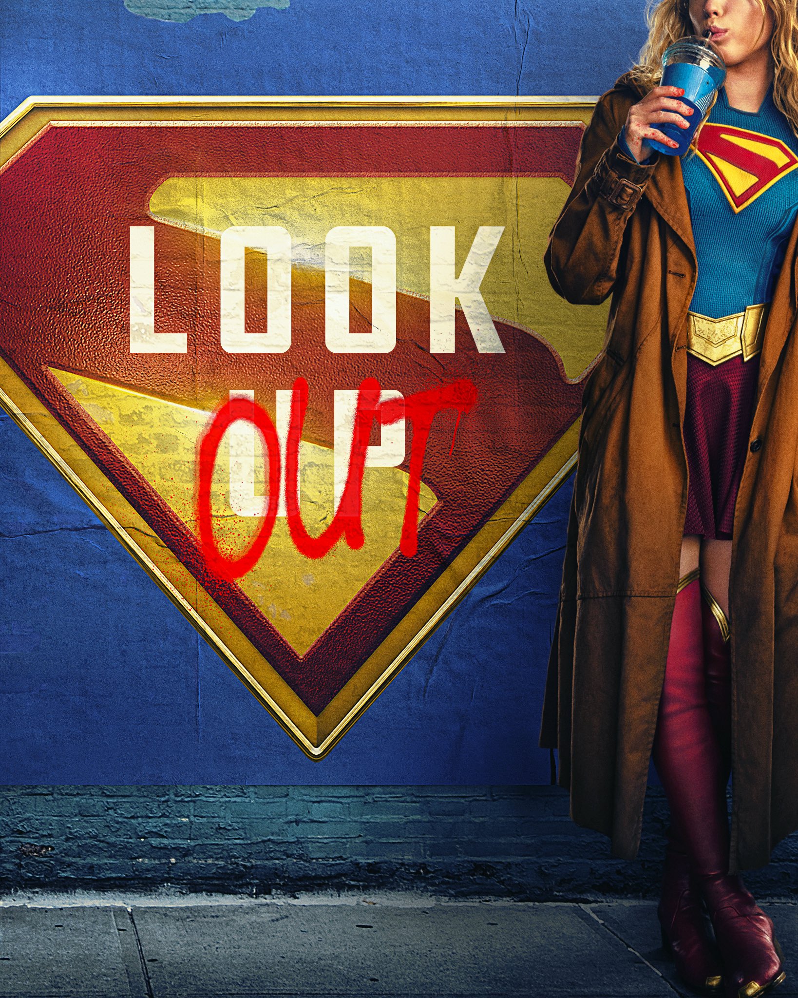 Premier poster officiel de Supergirl: Woman of Tomorrow.