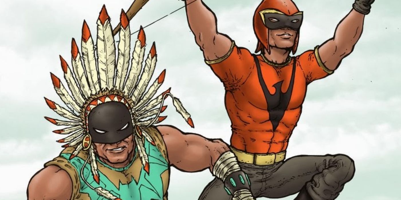 Man-of-Bats et Red Raven, les membres sioux de l'équipe internationale de Batman?