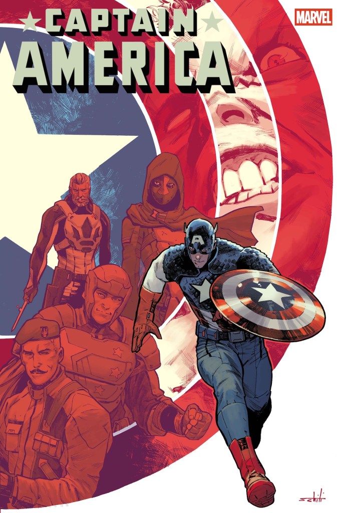 Couverture de Captain America #6, publié par Marvel Comics.