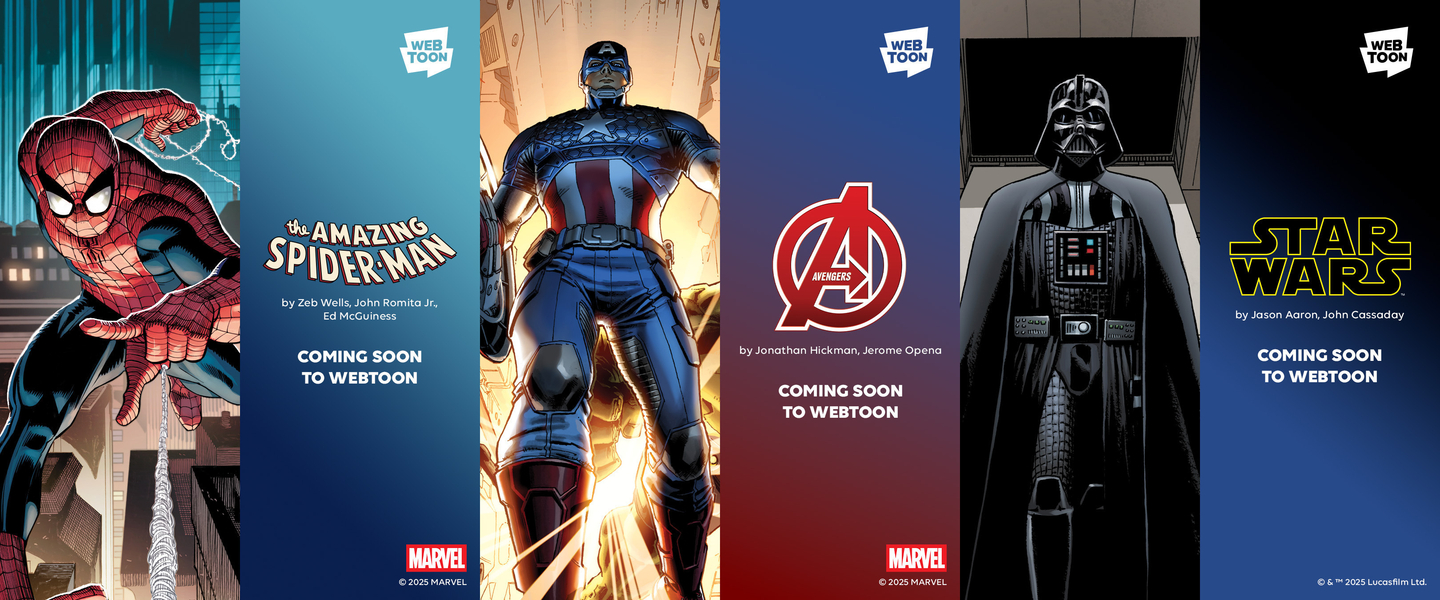 Les comics Marvel débarquent en Webtoon.