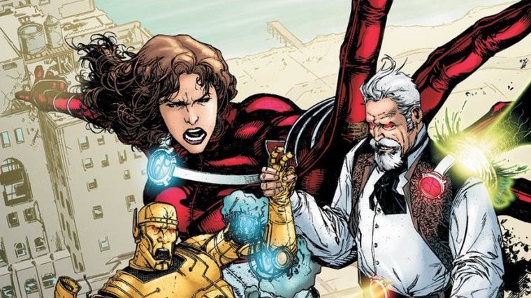 Elastigirl, au sein de la Doom Patrol, dans les comics DC.