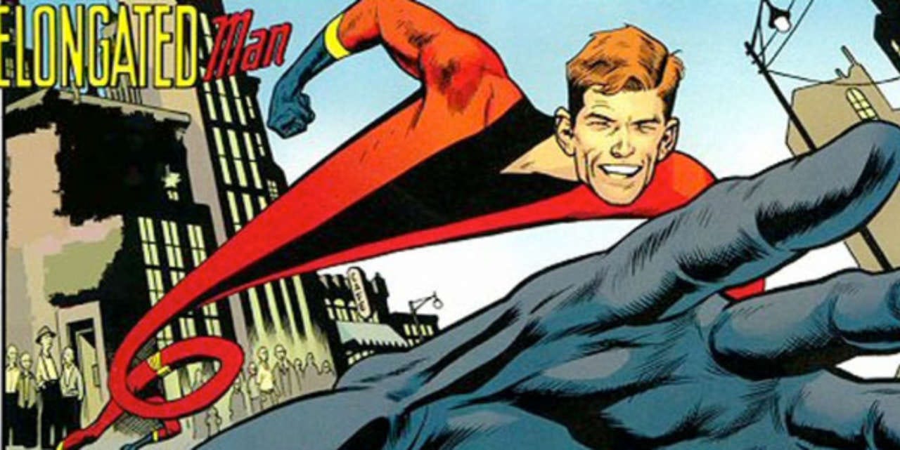 Elongated Man, le détective extensible, dans les comics DC.