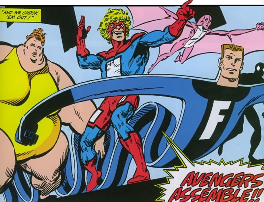Flatman, dans les comics Marvel, dessiné par John Byrne.