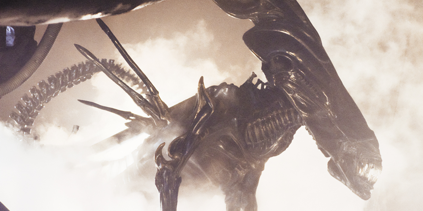 La Reine Xénomorphe, beaucoup plus grande et puissante que les autres dans Alien.
