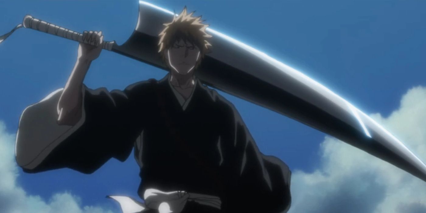 Ichigo, guerrier shinigami dans Bleach.