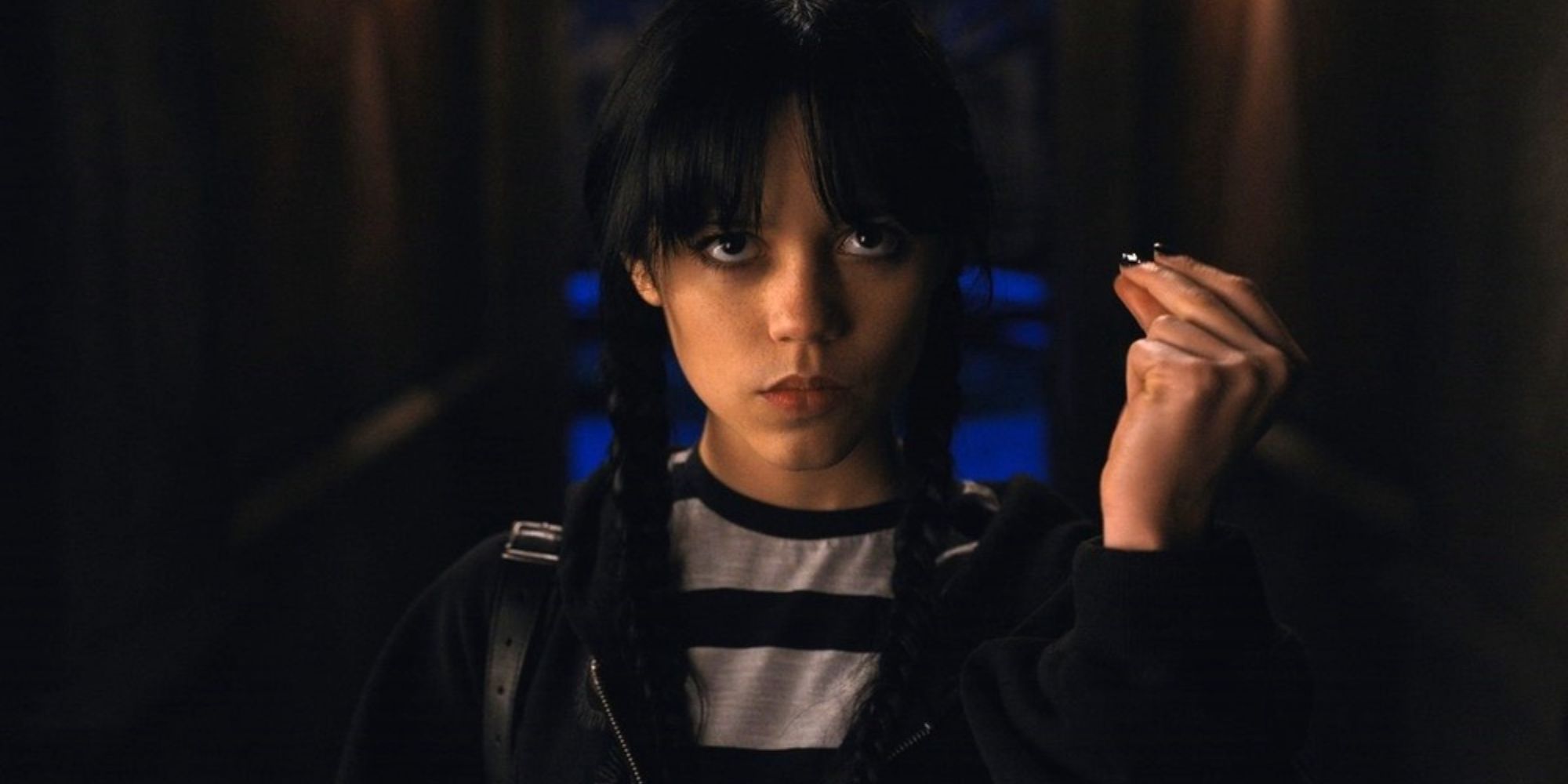 Jenna Ortega est Mercredi Addams dans la série Netflix.