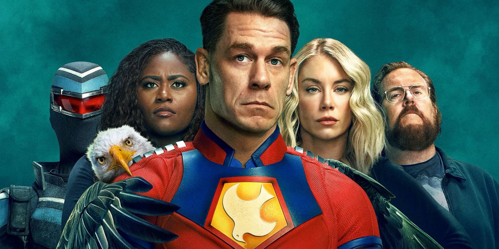 John Cena (Christopher Smith/Peacemaker), Jennifer Holland (Emilia Harcourt), Steve Agee (John Economos), Danielle Brooks (Leota Adebayo), Freddie Stroma (Adrian Chase/Vigilante) sont de retour dans la saison 2 de Peacemaker.