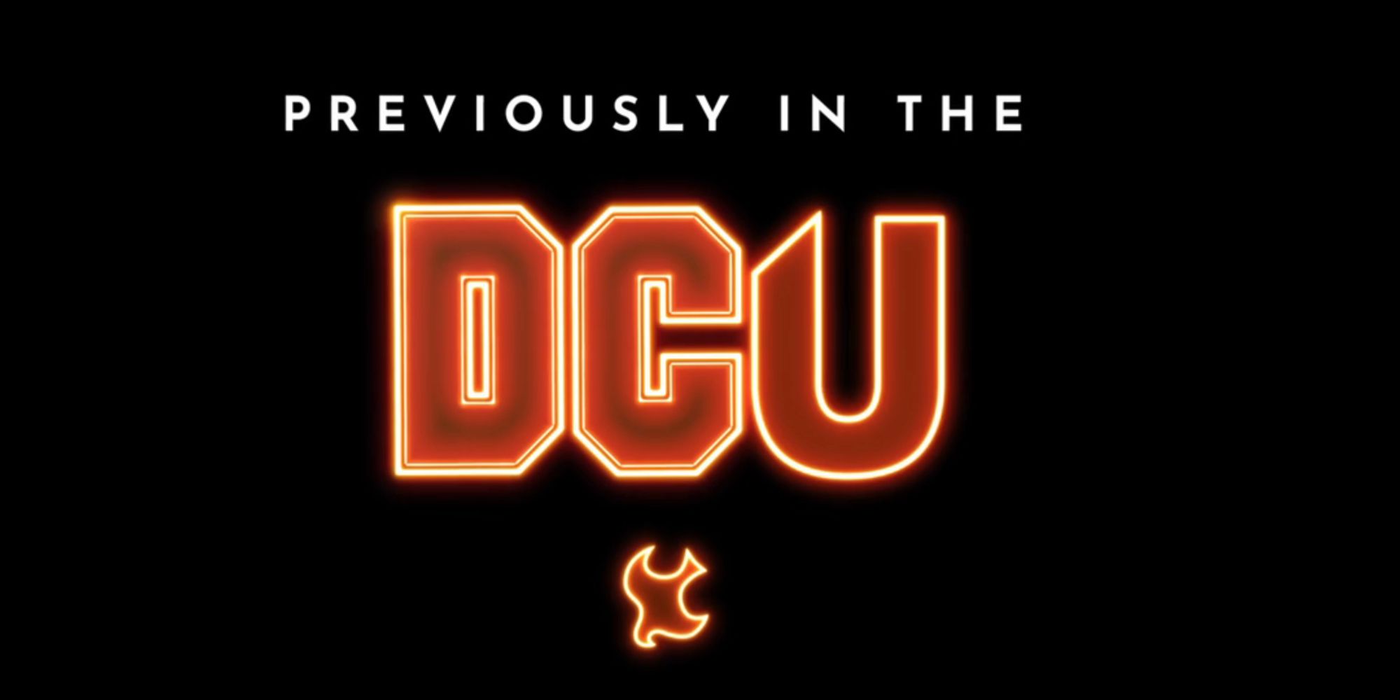 "Previously in the DCU", la première mention officielle du nouvel univers DC, dans le premier épisode de la saison 2 de Peacemaker.
