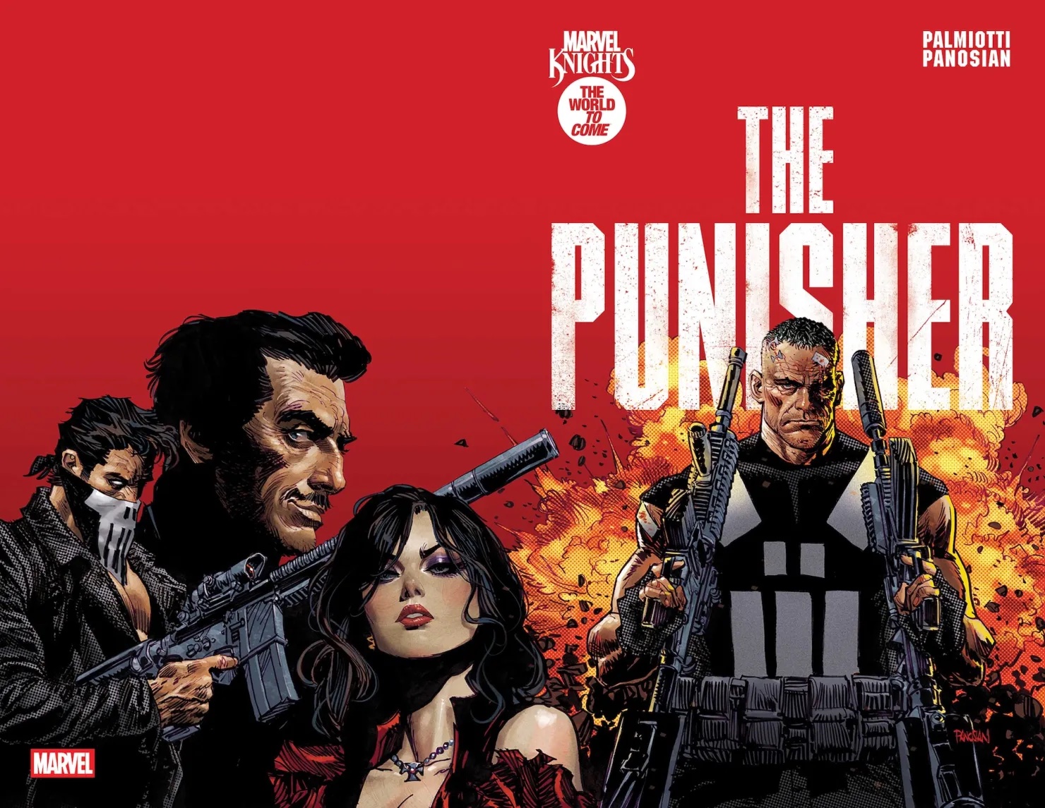 Couverture de The Punisher de Dan Panosian.