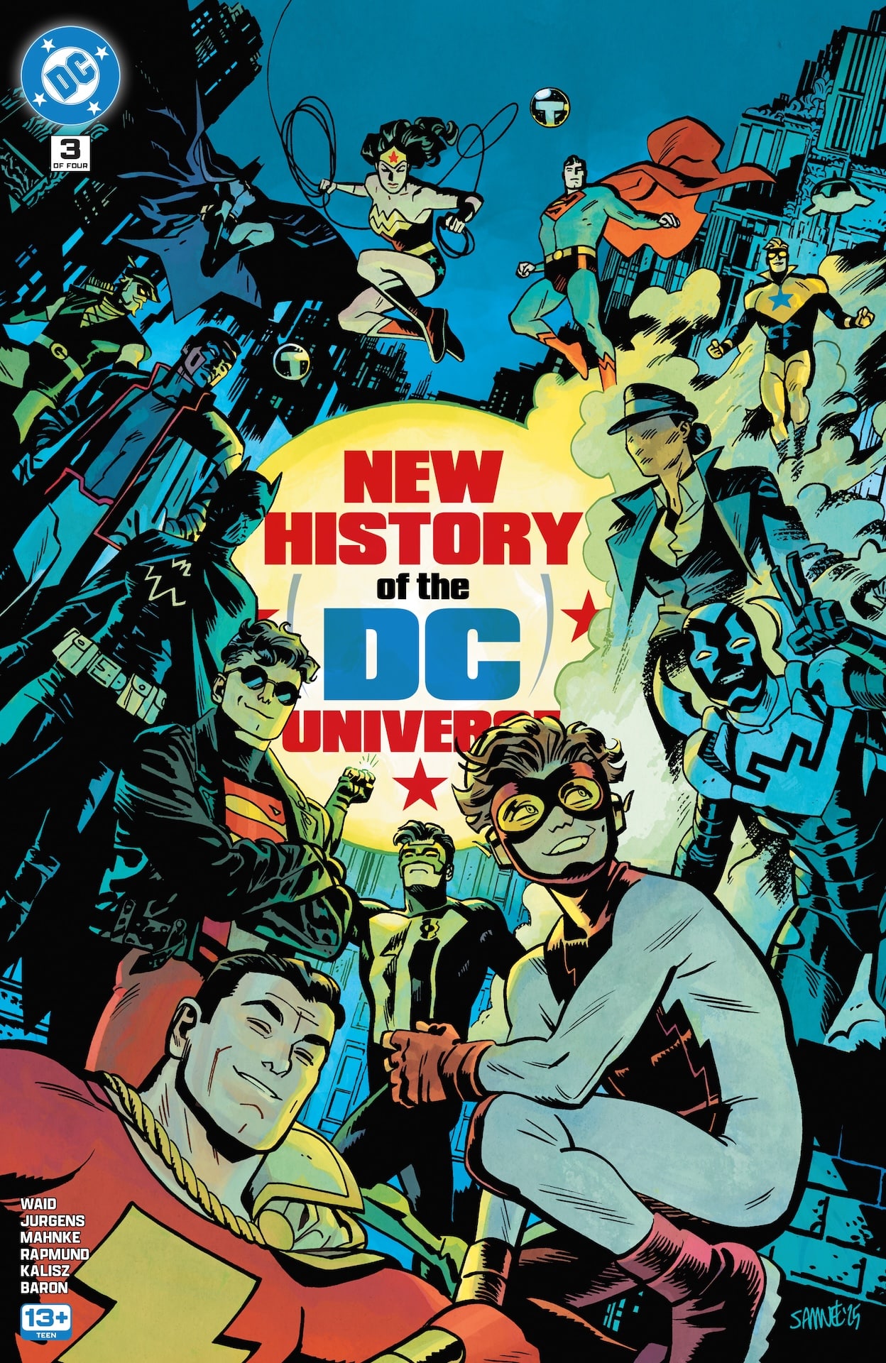 Couverture de Chris Smnee de New History of DC Universe.
