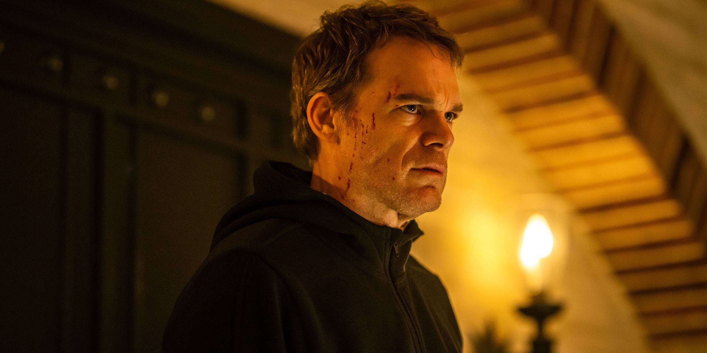 Michael C. Hall est Dexter Morgan, dans le grand final de la saison 1 de Dexter: Resurrection.