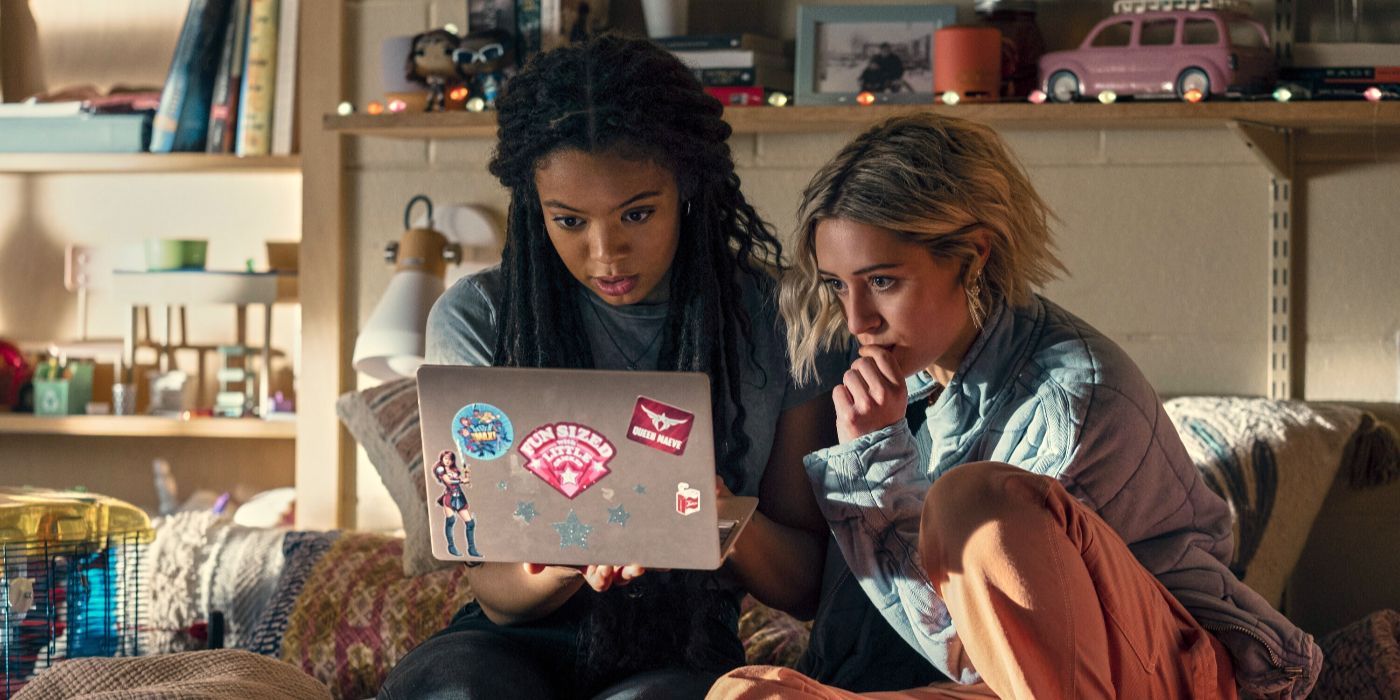 Jaz Sinclair et Lizze Broadway dans "Gen V"