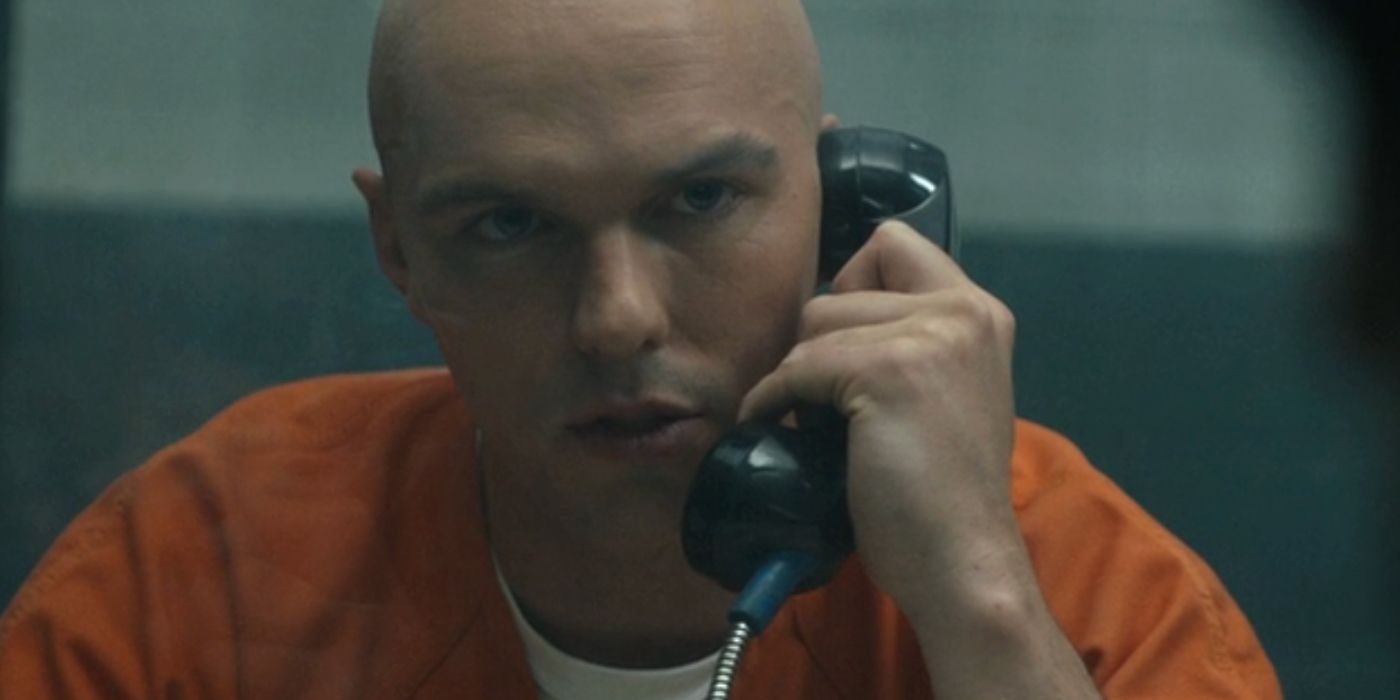 Nicholas Hoult dans le rôle de Lex Luthor, superstar du film Superman.