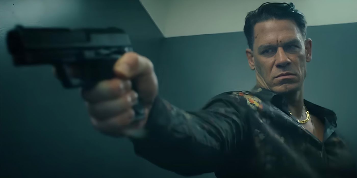 Peacemaker (John Cena) dans un univers alternatif dans l'épisode 3 de la saison 2 de Peacemaker.