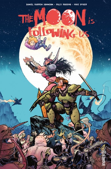 Couverture de The Moon is following us, chez Urban Comics.