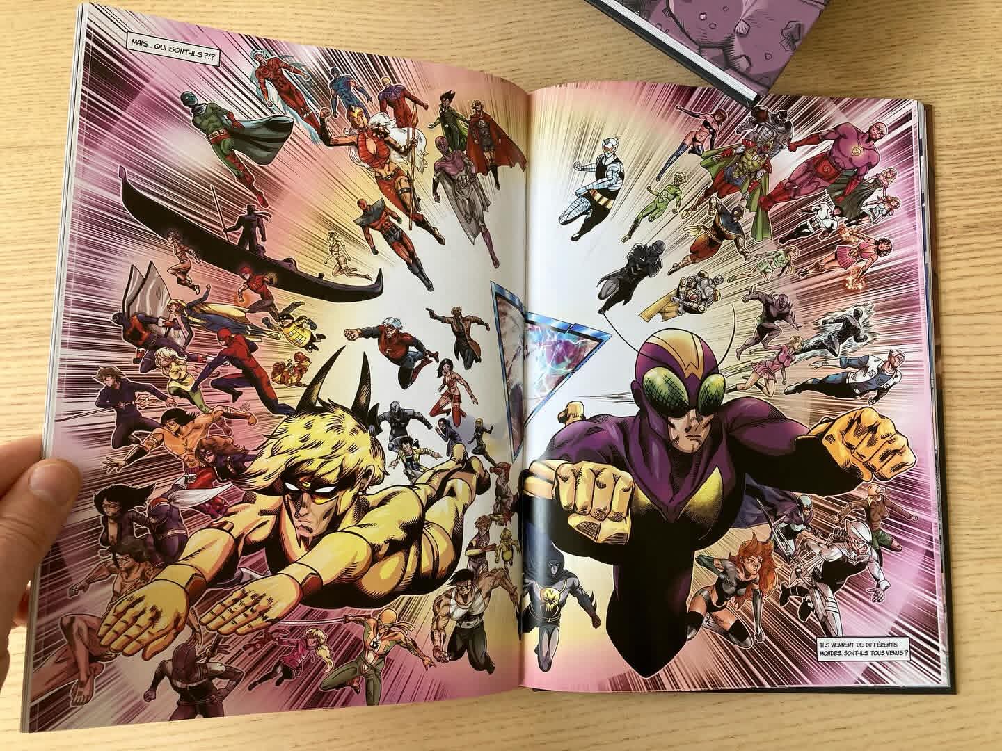La Relève, la bande dessinée de super-héros français de Yamraj Comics.