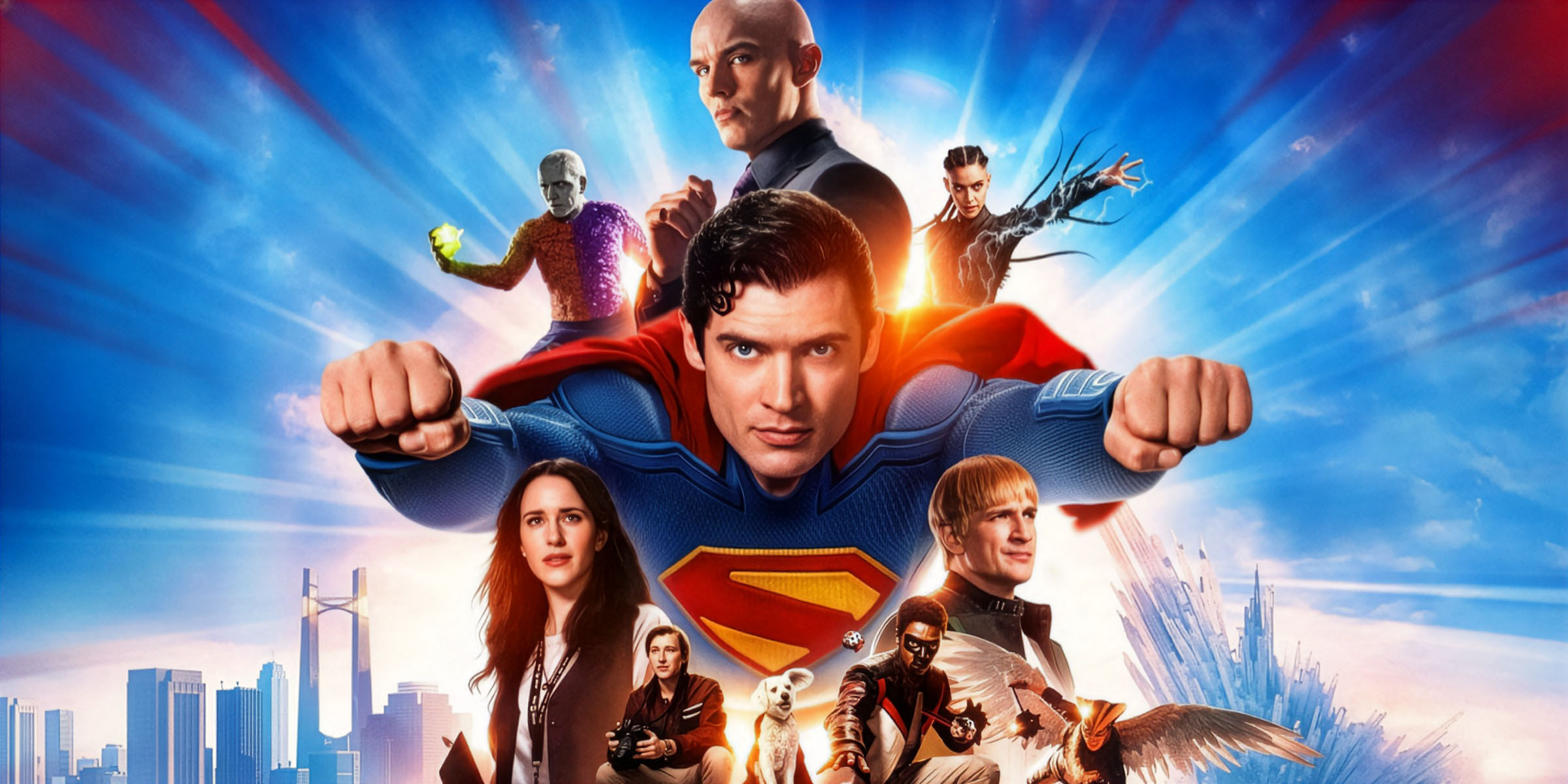 Poster du film Superman de James Gunn sorti en 2025.