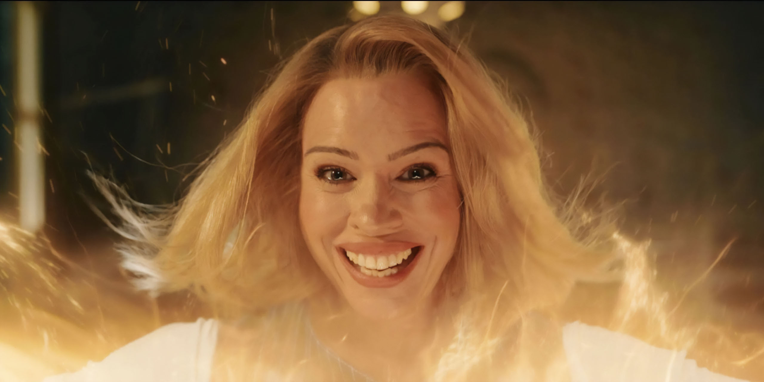 Le Docteur se régénérant en Billie Piper dans Doctor Who