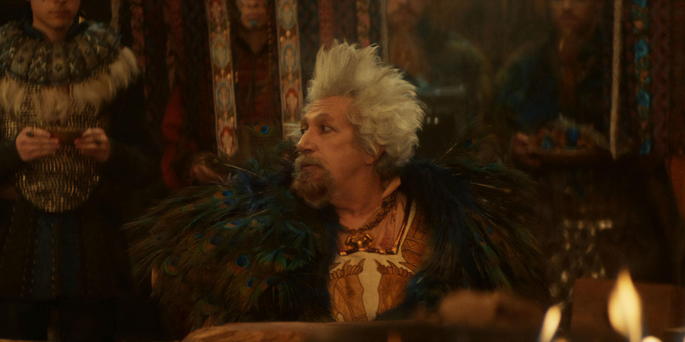 Le Duc d'Aquitaine (Alain Chabat) dans Kaamelott : Deuxième Volet (partie 1).