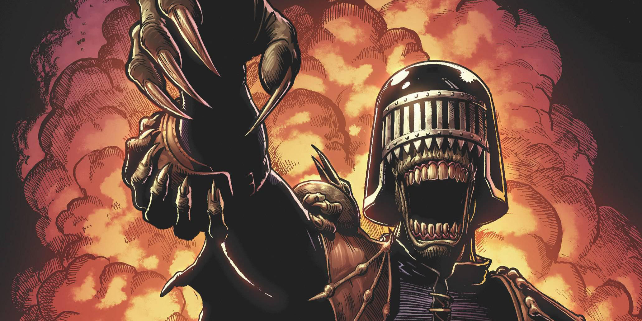 Le terrible Judge Death de l'univers de 2000 AD, Judge Dread.