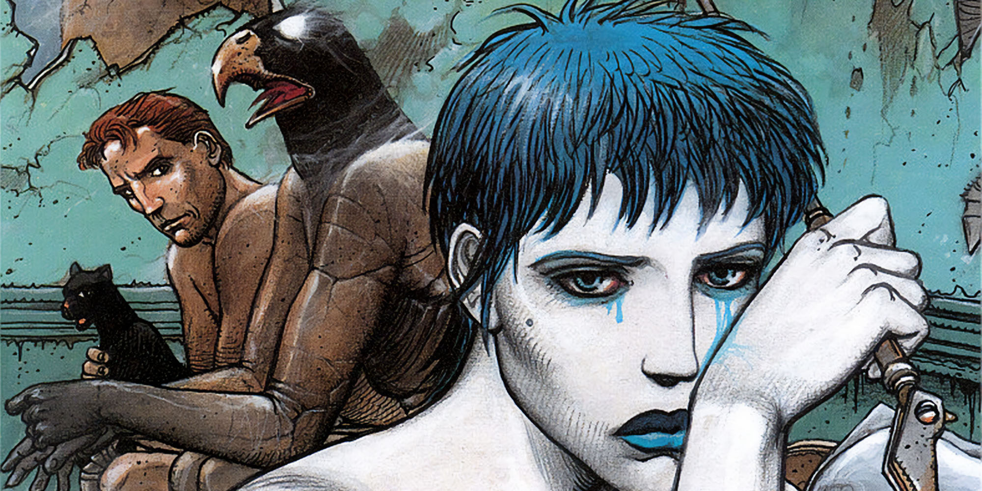 Illustration de couverture de l'intégrale de la Trilogie Nikopol d'Enki Bilal.