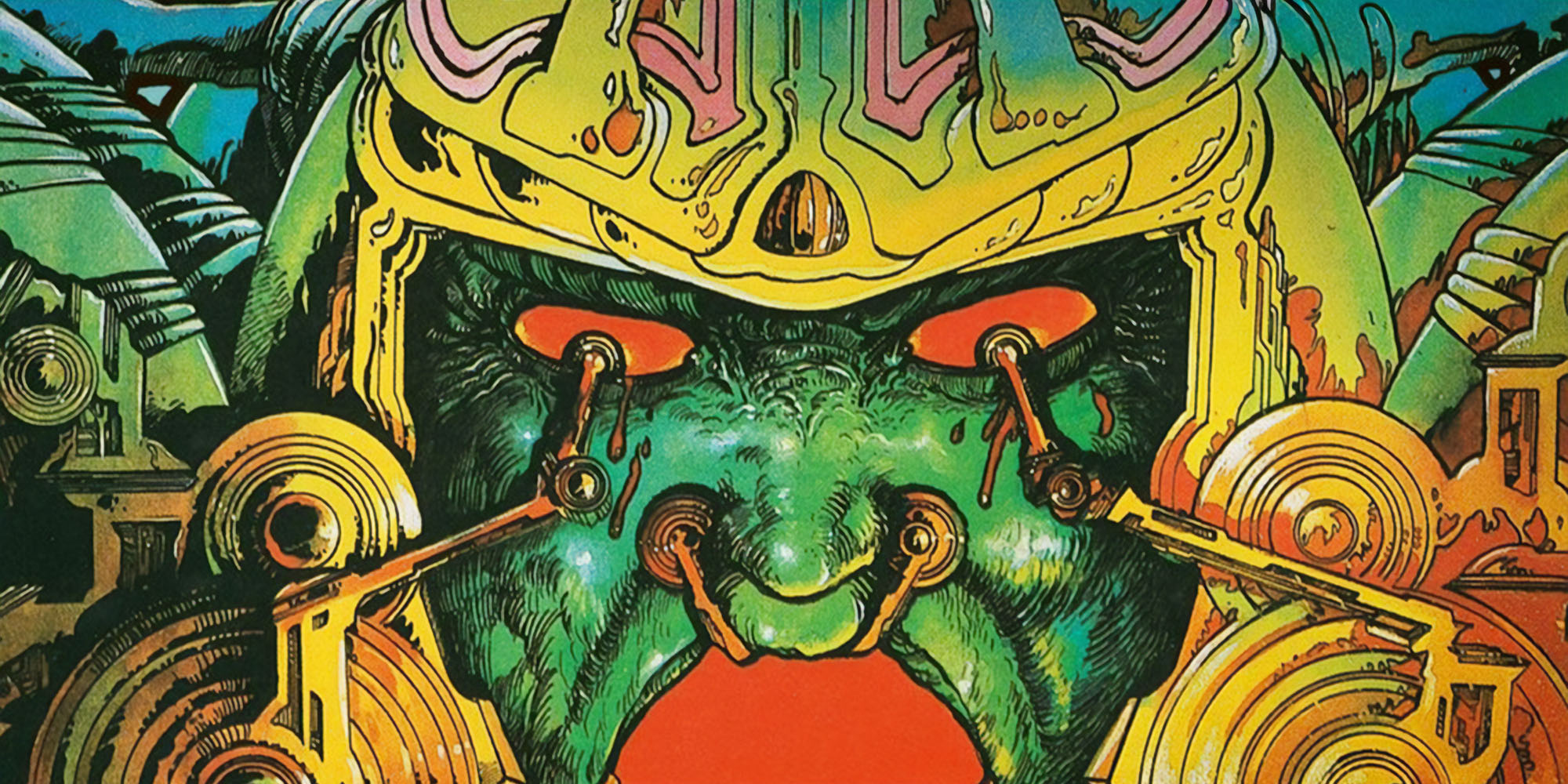 Couverture du second numéro de Métal Hurlant par Philippe Druillet.
