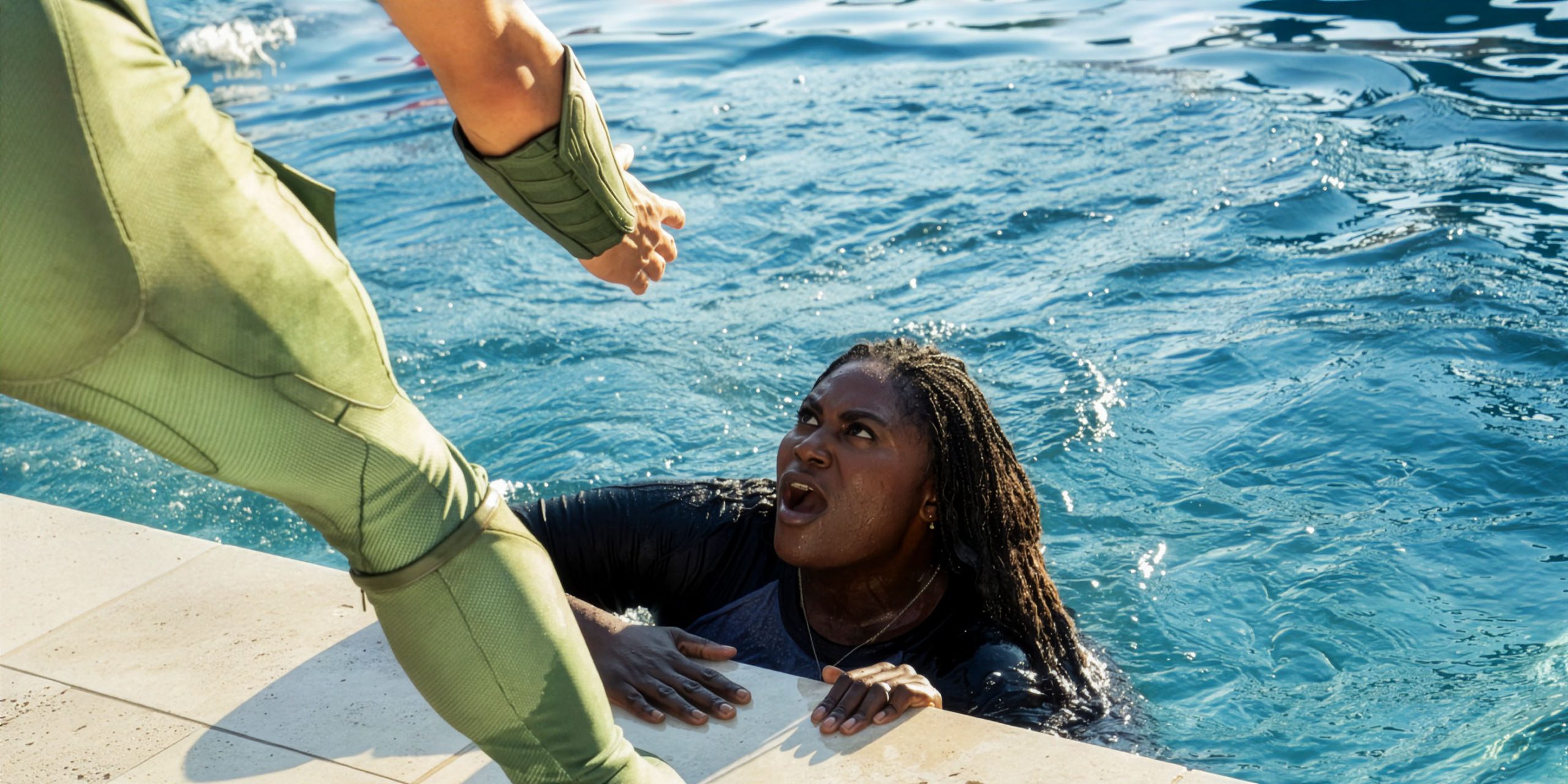 Adebayo (Danielle Brooks) et Judomaster (Nhut Le) forment une alliance dans la saison 2 de Peacemaker.