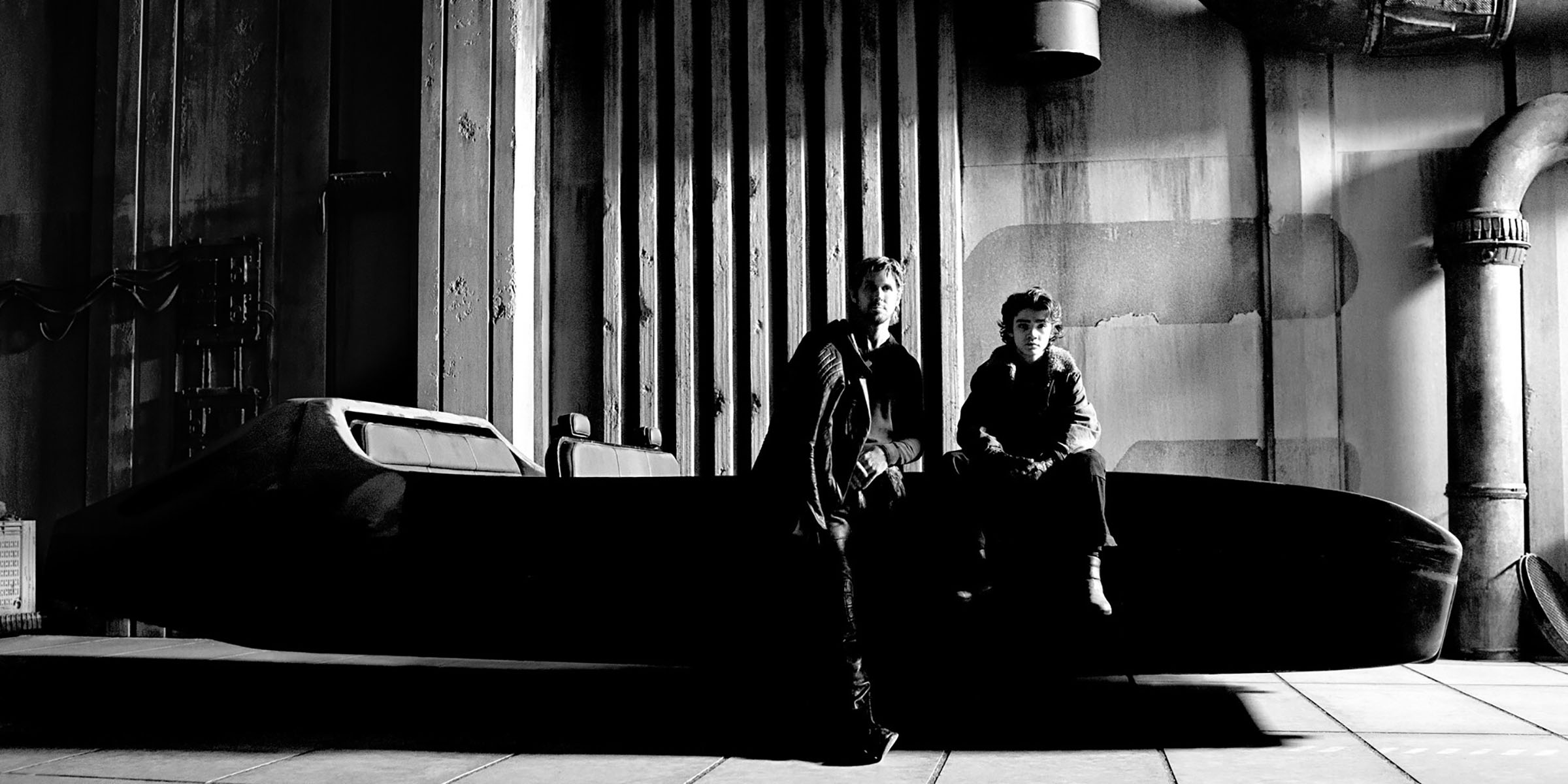 Ryan Gosling et Flynn Gray dans Star Wars Starfighter.