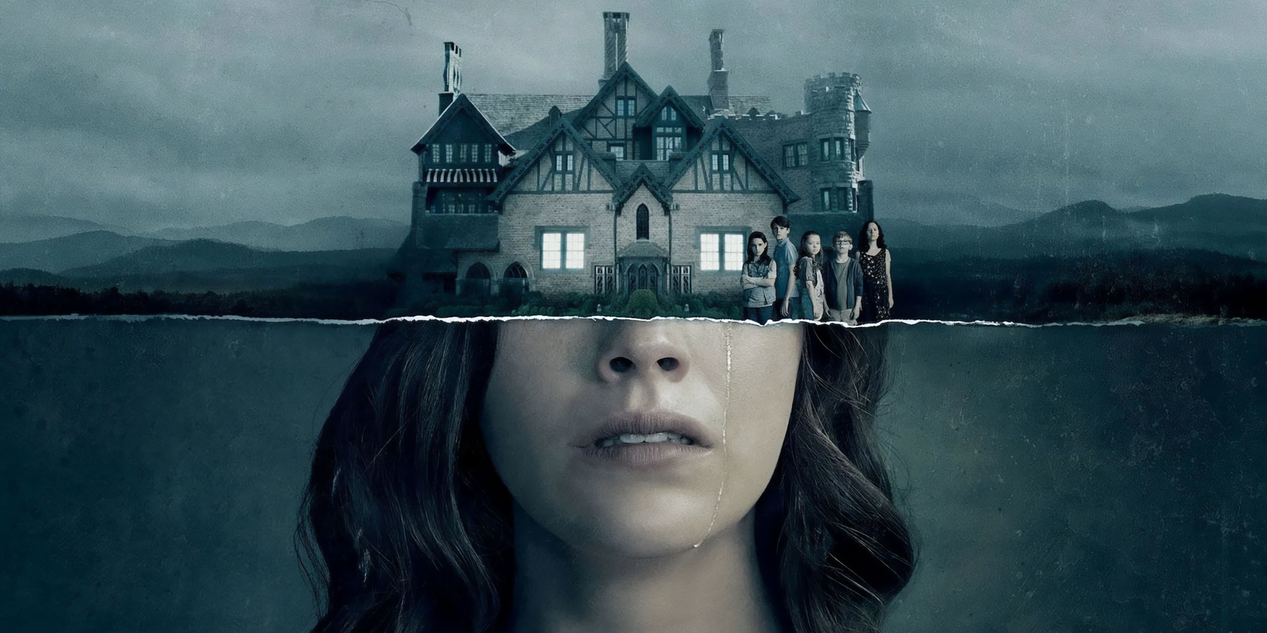 Affiche de la série The Haunting of Hill House de Mike Flanagan.