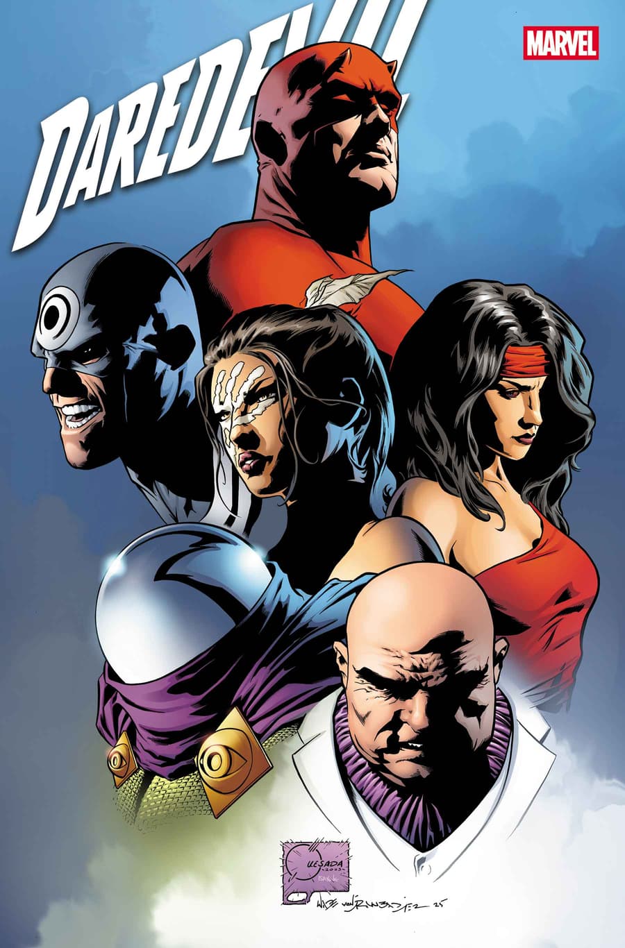 Couverture variante de Daredevil #1 (2026) dessinée par Joe Quesada.
