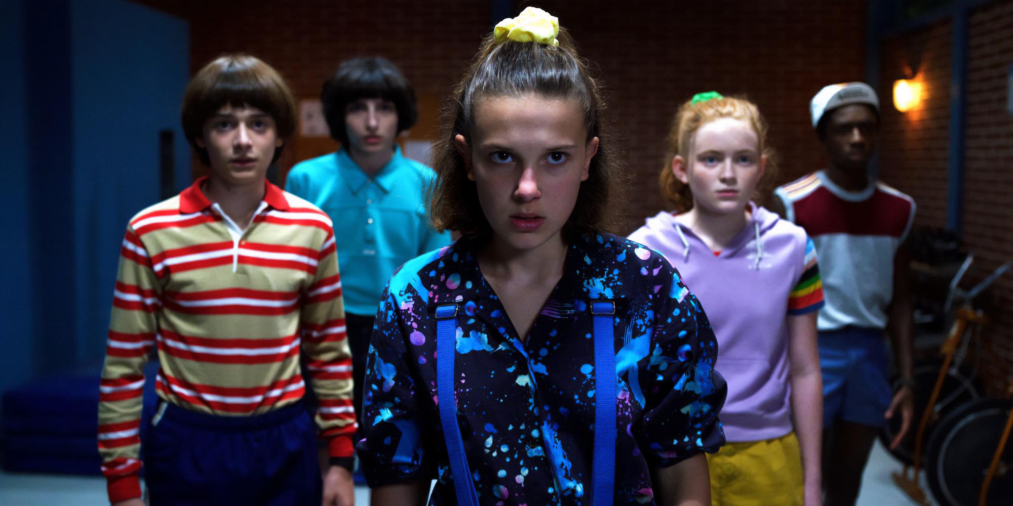 Onze et se samis prêts à passer à l'attaque dans la saison 3 de Stranger Things.