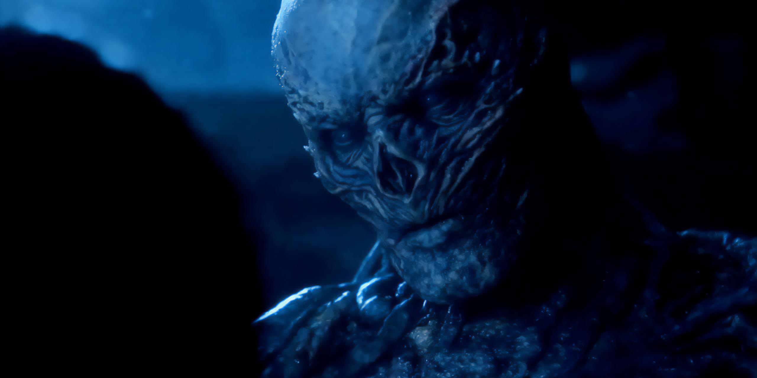 Le terrible Vecna dans le Monde à l'Envers dans la saison 5 de Stranger Things.